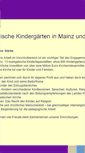 Mobile Screenshot of mainz-kitas-evangelisch.de